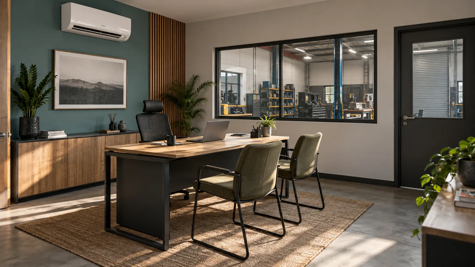 Illustrative interior for aircon planning in Germiston