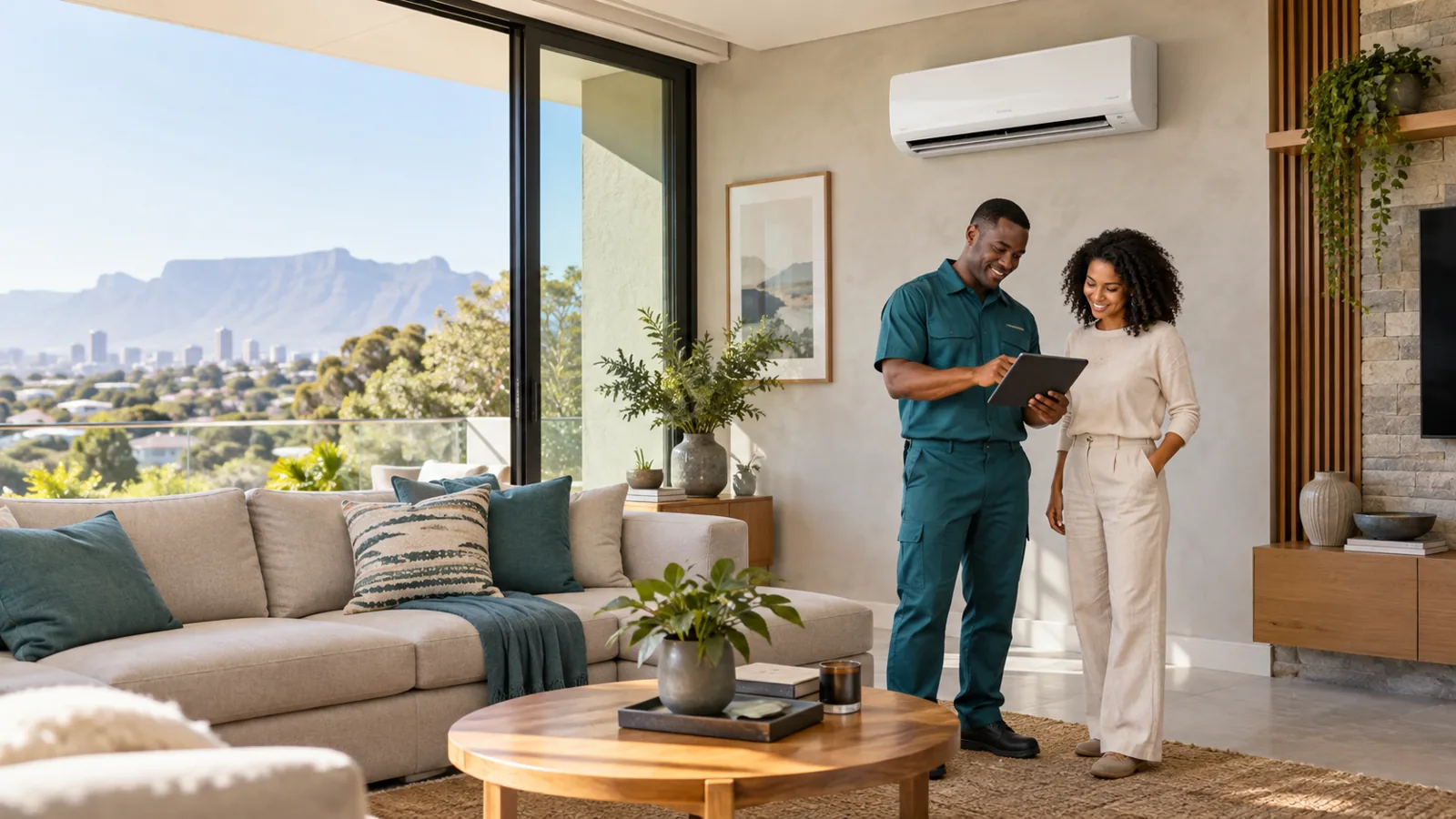 Illustration of Aircon installation