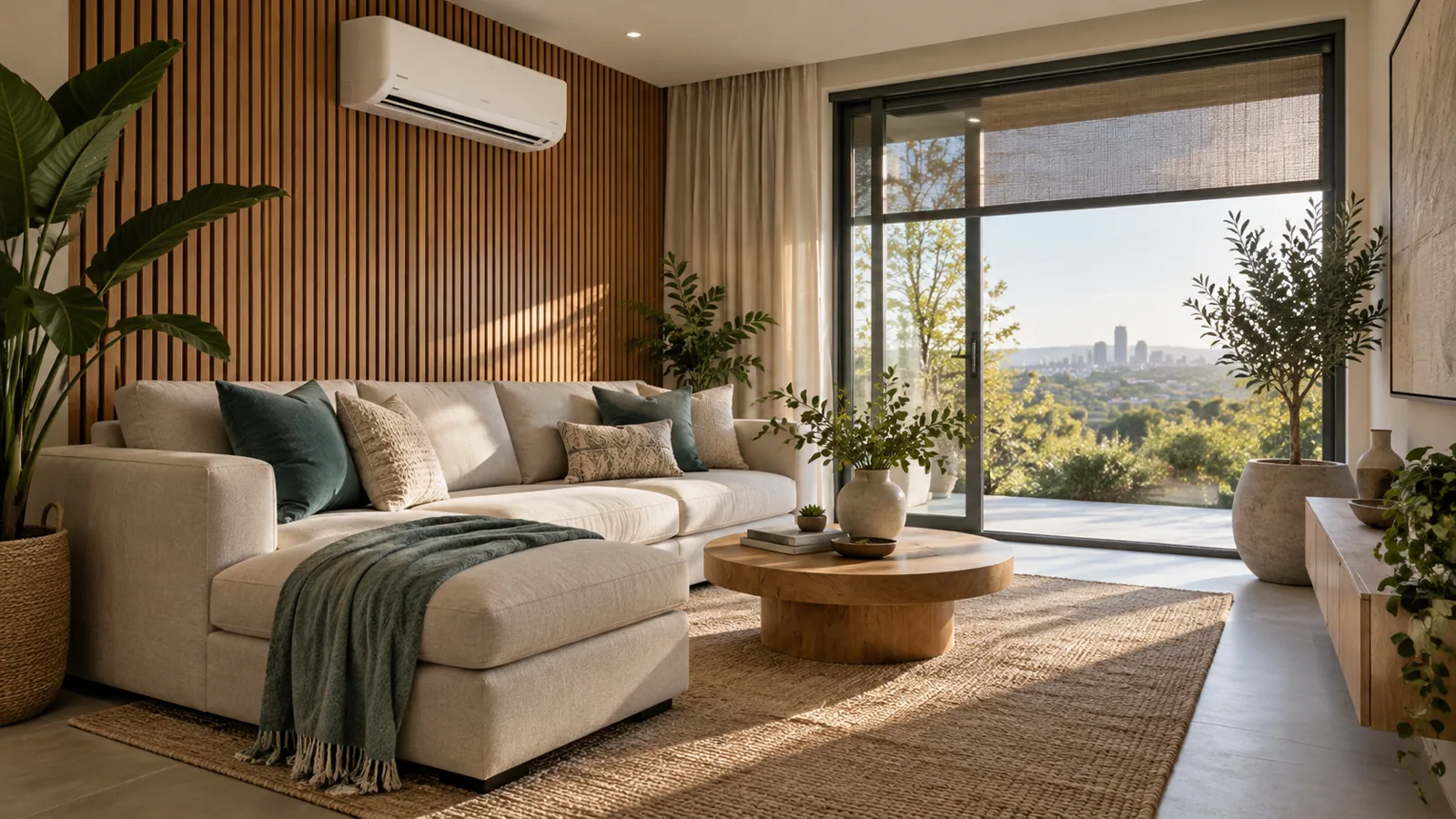 Illustrative setting for Midwall split aircons