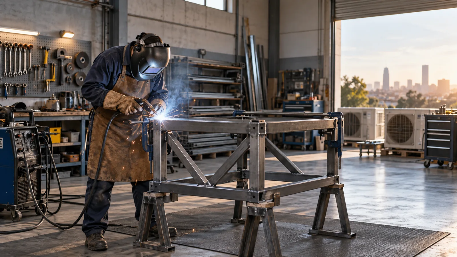 Illustration of Welding & support fabrication